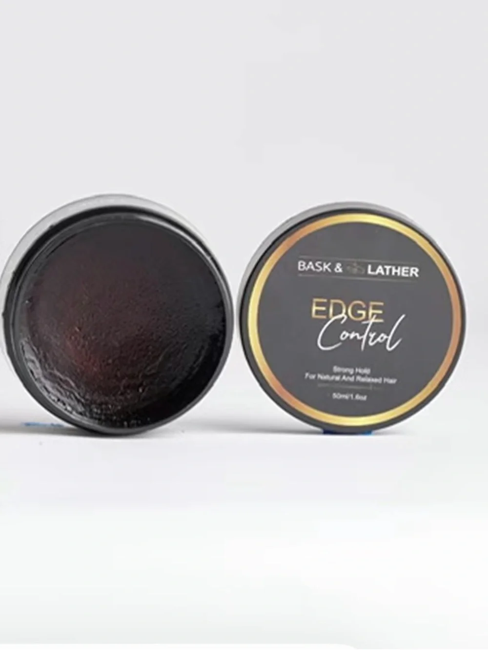Bask & lather Edge Control - Strong Hold for natural and relaxed hair5.3 oz